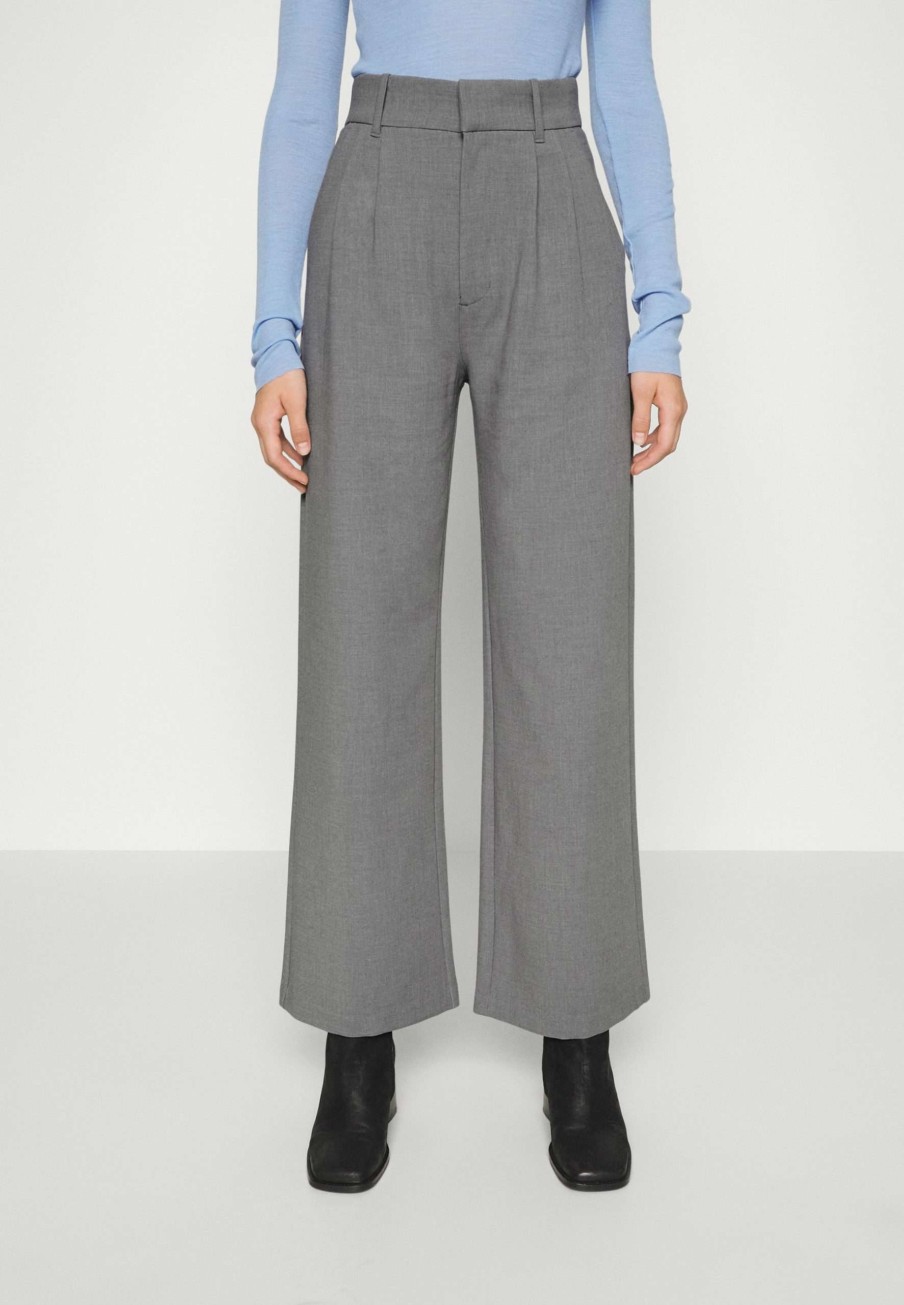 Clothing * | Tailored Menswear Wide Leg Trousers Abercrombie & Fitch Tendy Style