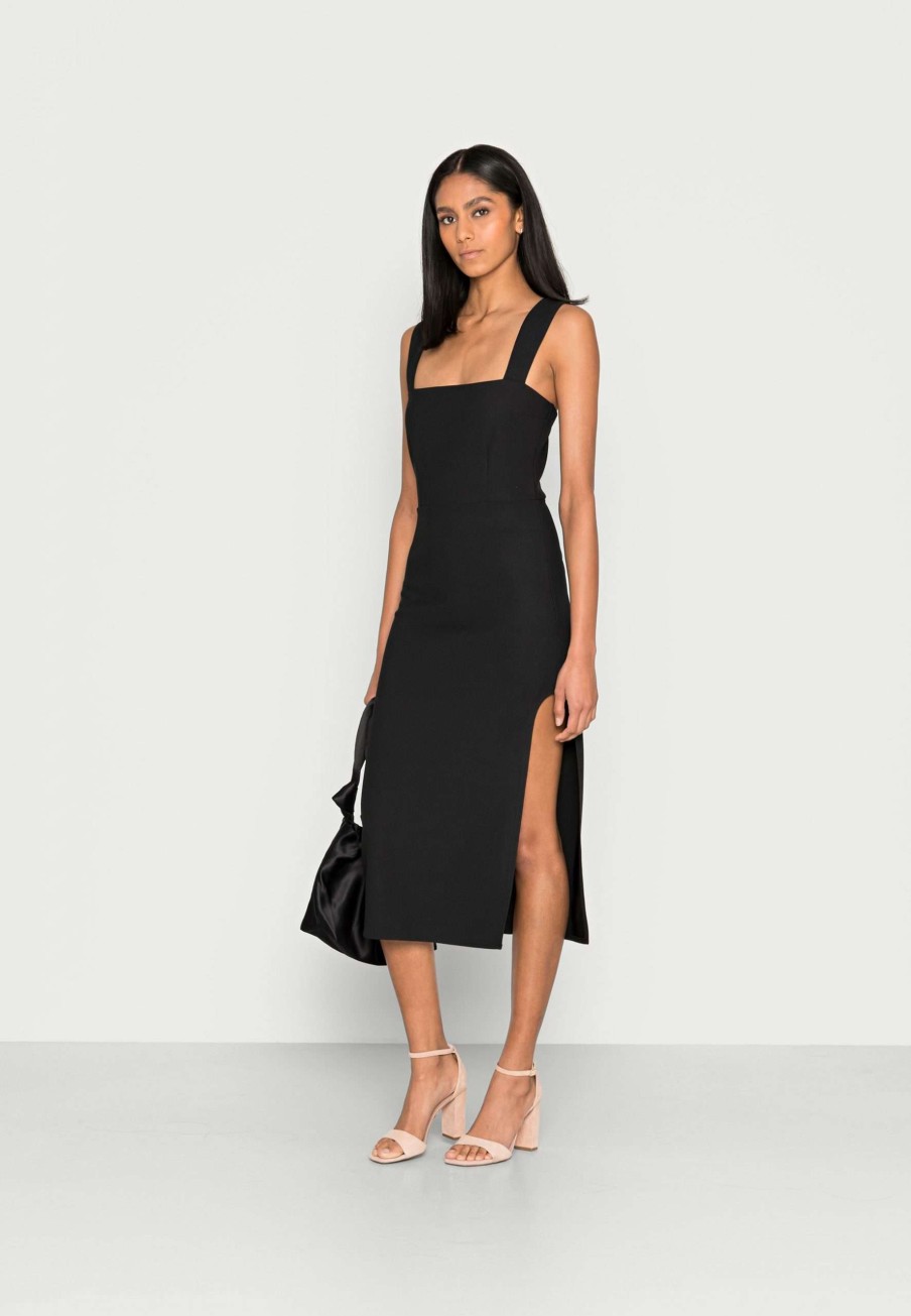 Clothing * | Wide Strap Midi Dress Jersey Dress Abercrombie & Fitch At The Best Price