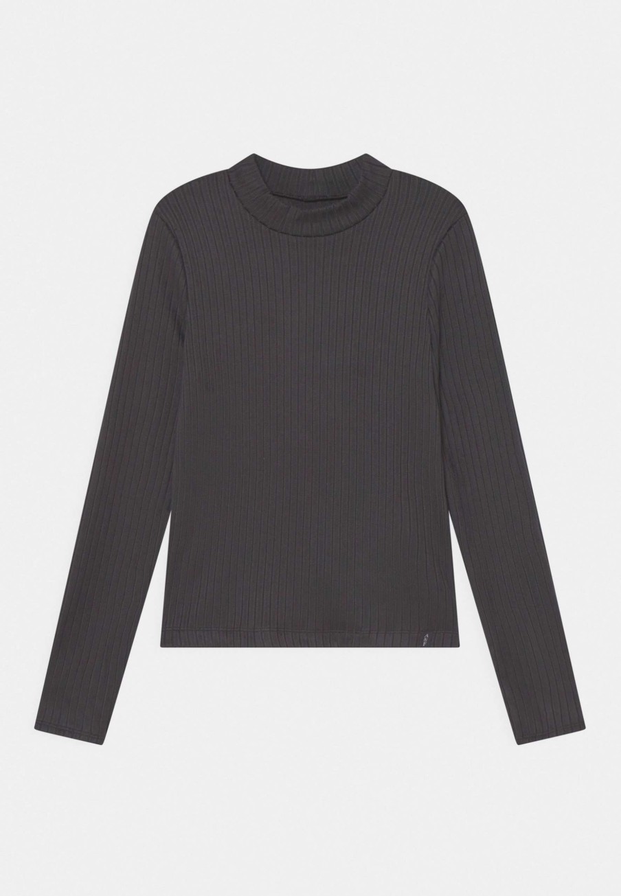 Clothing * | Cozy Essential Mockneck Solid Long Sleeved Top Abercrombie & Fitch Tendy Style