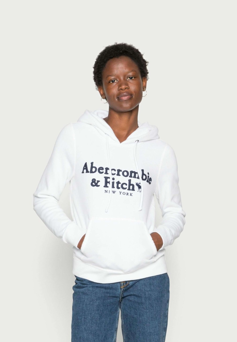 Clothing * | Heritage Logo Popover Sweatshirt Abercrombie & Fitch Promotions