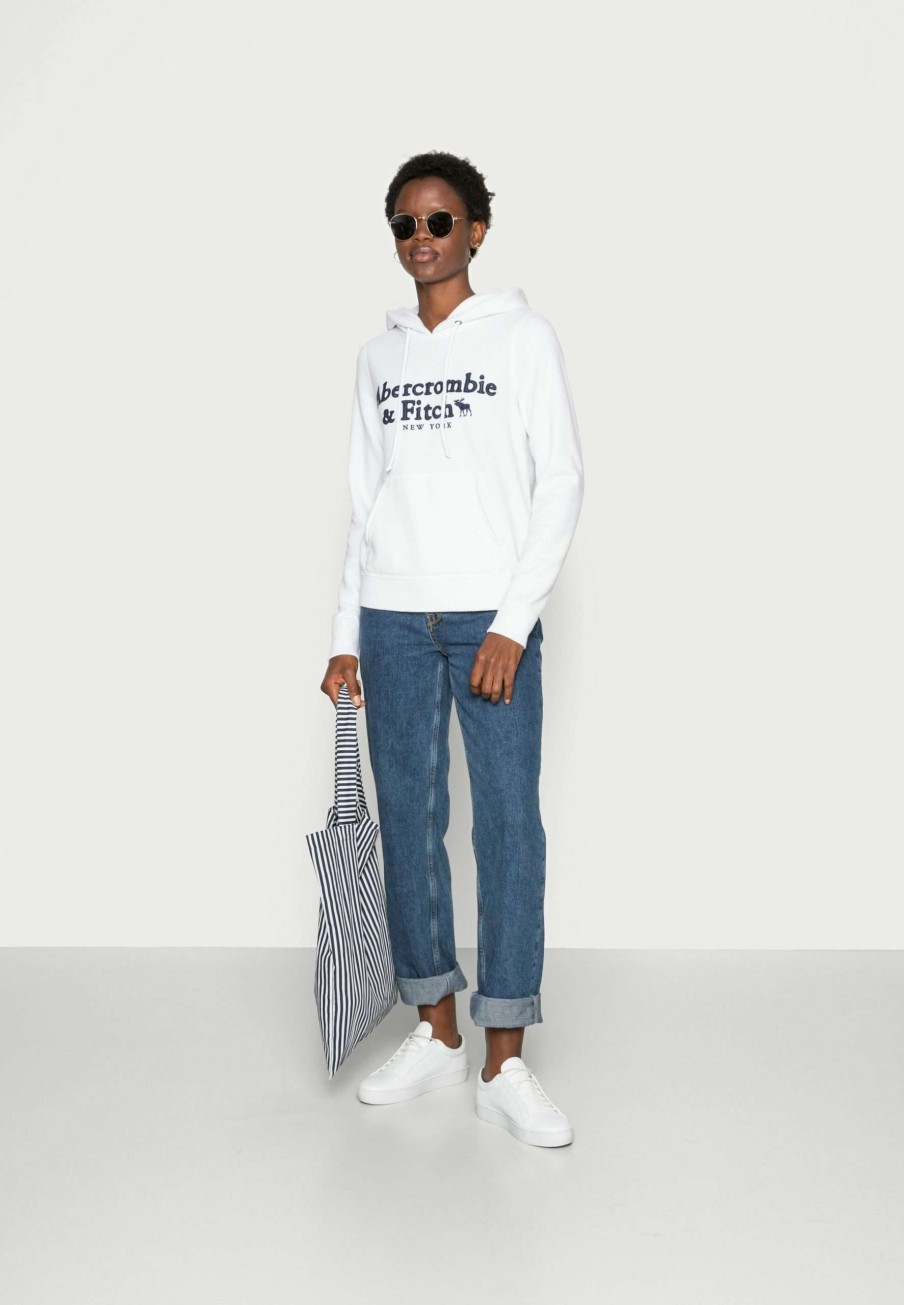 Clothing * | Heritage Logo Popover Sweatshirt Abercrombie & Fitch Promotions