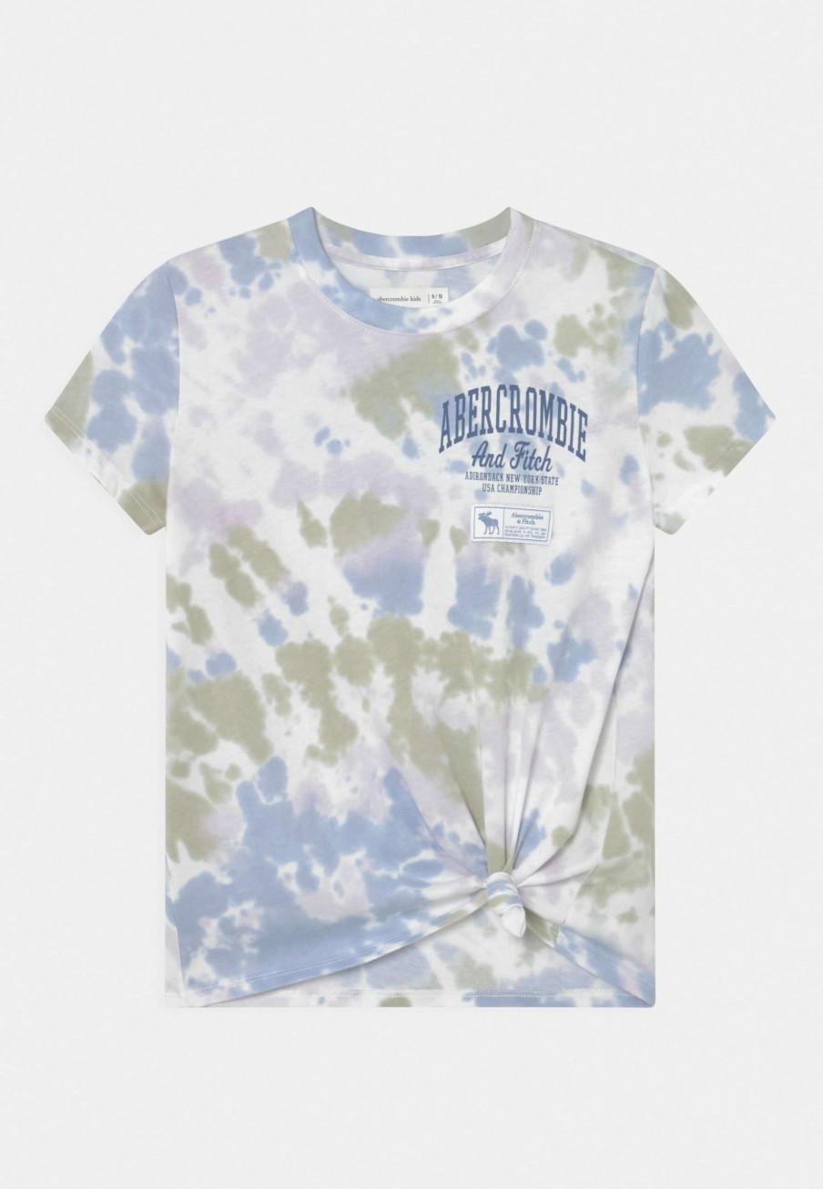 Clothing * | Core Logo Tee Pattern Print T-Shirt Abercrombie & Fitch The Latest Fashion