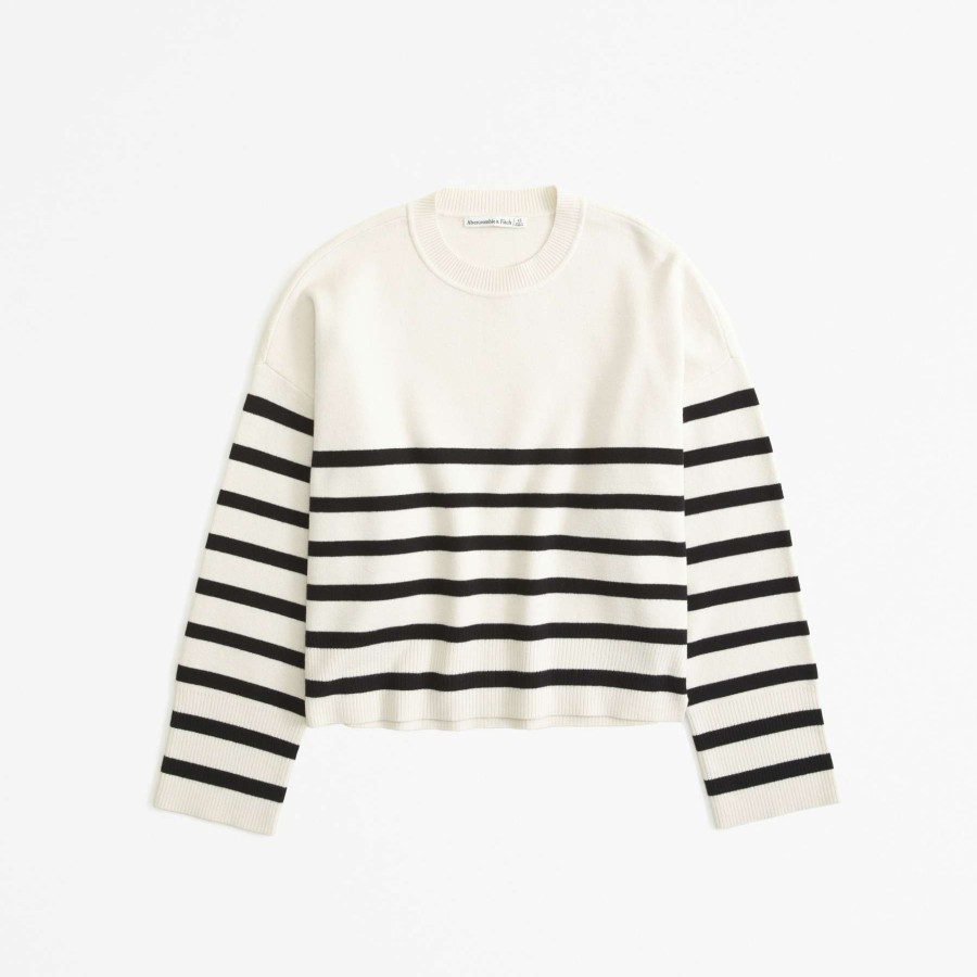 Clothing * | Abercrombie & Fitch Good Quality Luxeloft Crew Sweater