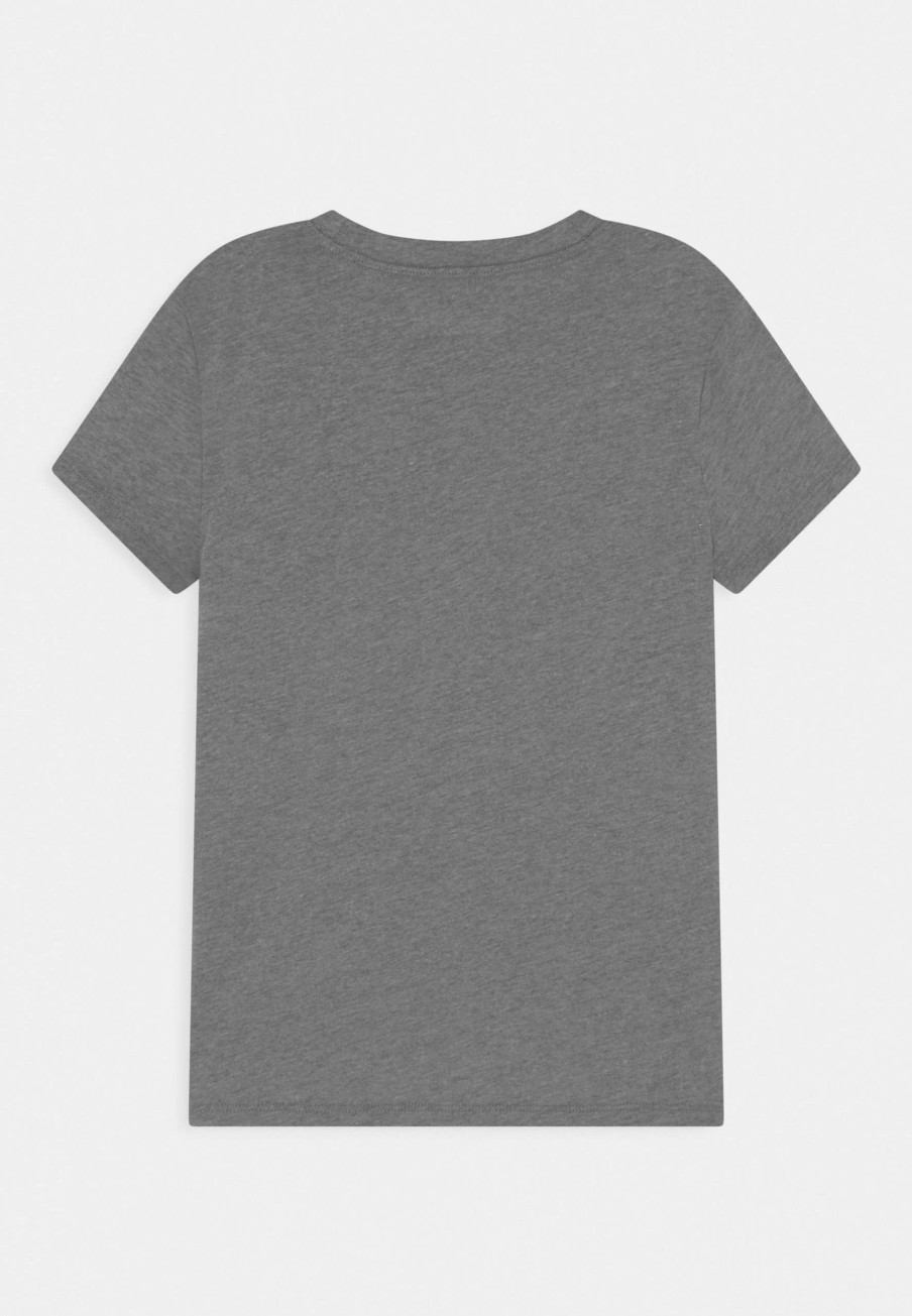 Clothing * | Knot Front Essential Solid Print T-Shirt Abercrombie & Fitch Promotions