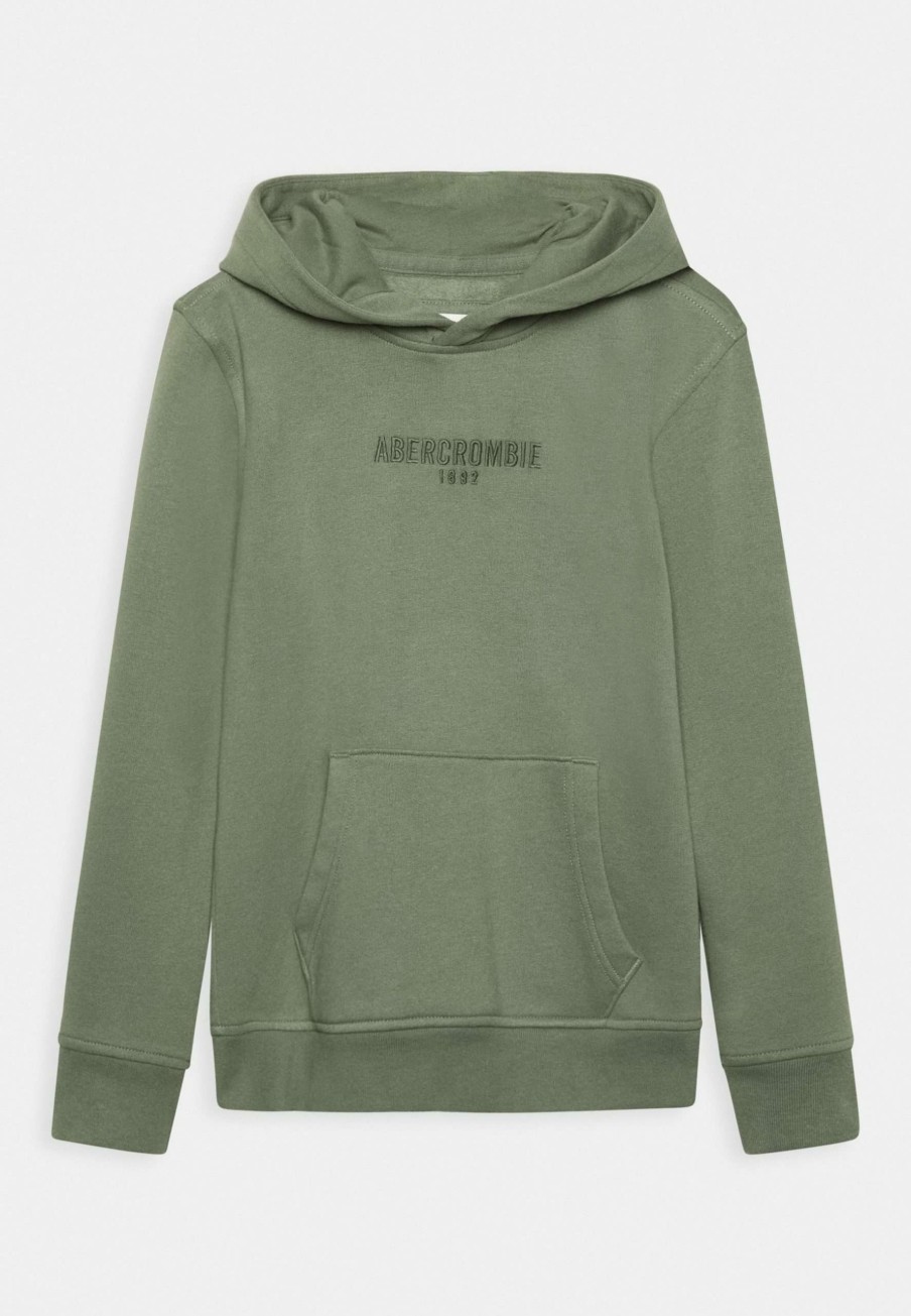 Clothing * | Oversized Logo Solids Sweatshirt Abercrombie & Fitch At The Best Price