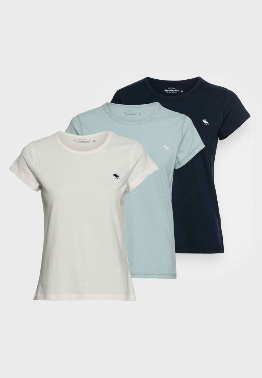 Clothing * | 3 Pack Basic T-Shirt Abercrombie & Fitch Sale Merchandise