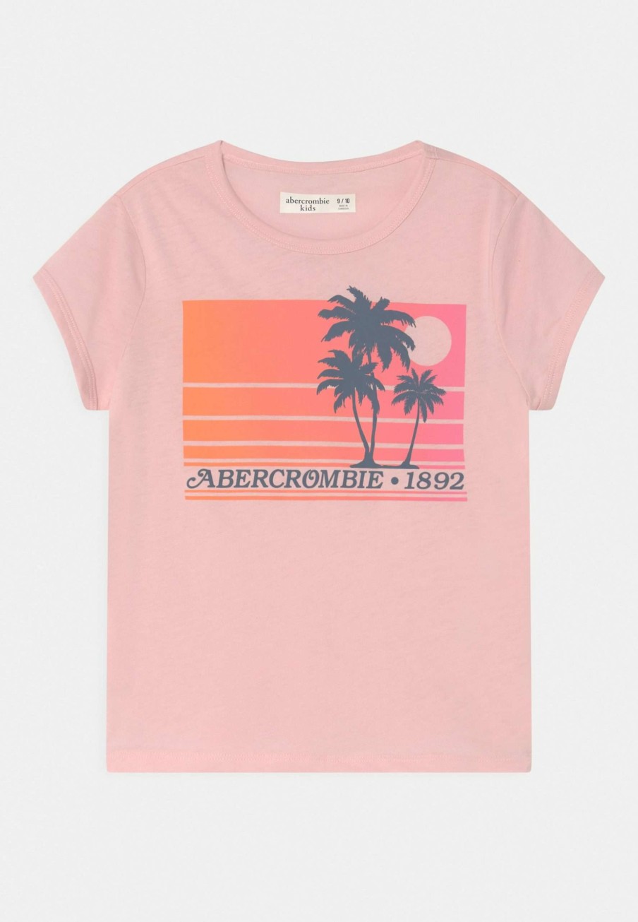 Clothing * | Coconut Girl Logo Print T-Shirt Abercrombie & Fitch Sale