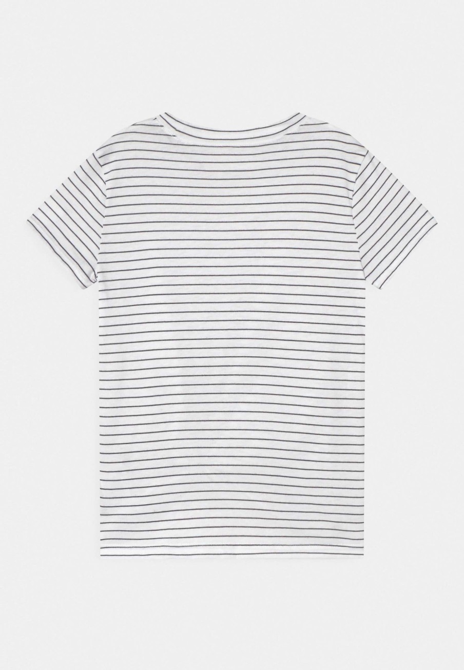 Clothing * | Knot-Front Easy Tee Print T-Shirt Abercrombie & Fitch Classical Style