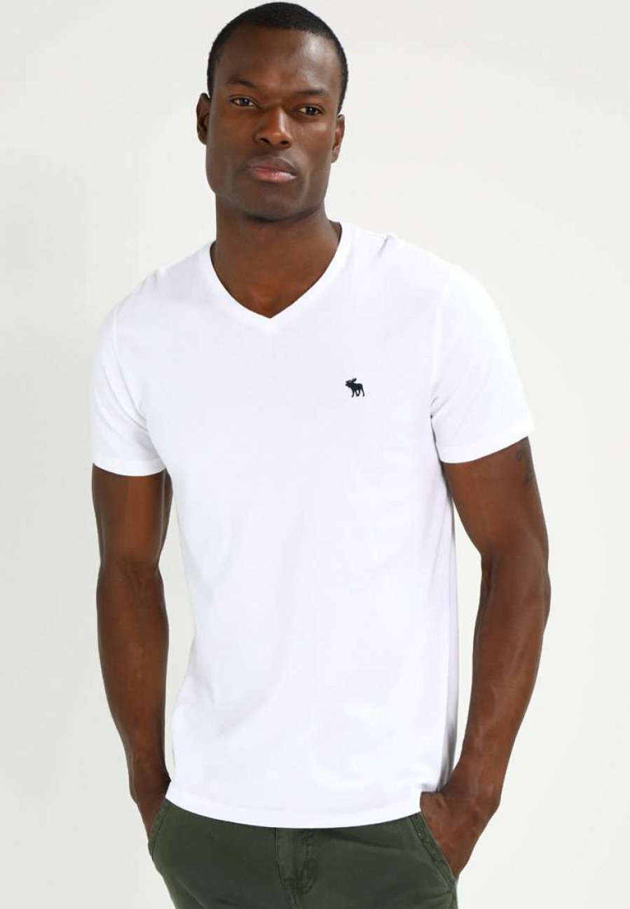 Clothing * | Vneck 3 Pack Basic T-Shirt Abercrombie & Fitch Less Expensive