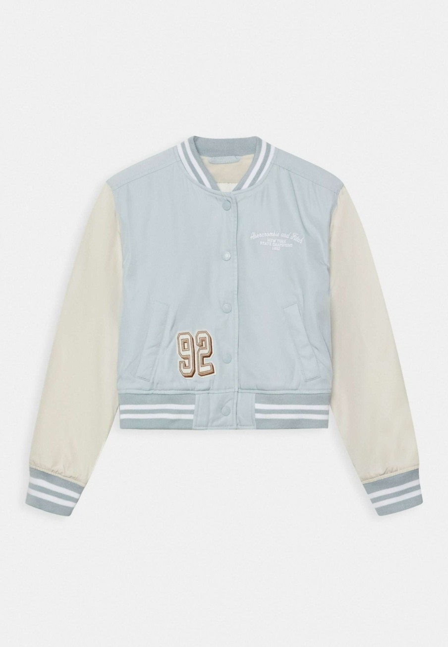 Clothing * | Varsity Light Jacket Abercrombie & Fitch At The Best Price