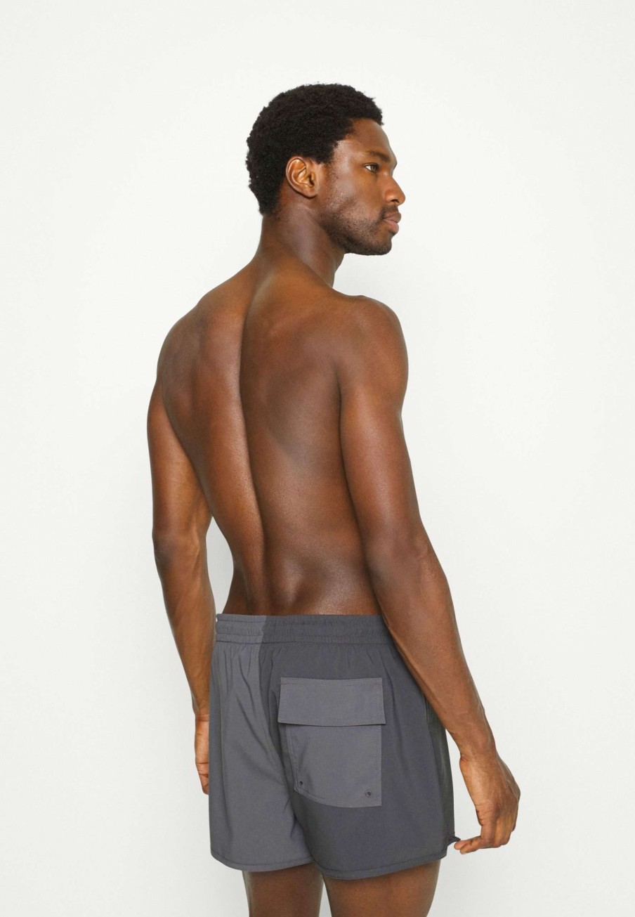 Clothing * | Relaxed Pull On Colorblock Swimming Shorts Abercrombie & Fitch Cheap