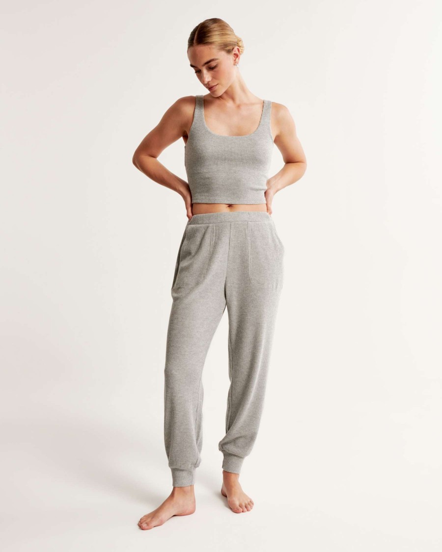 Clothing * | Abercrombie & Fitch Less Expensive Lounge Waffle Jogger