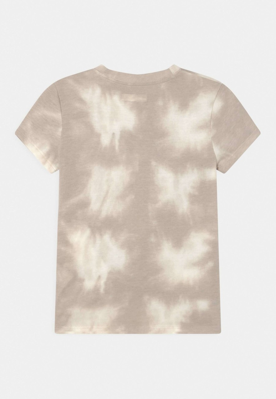 Clothing * | Knot Front Tech Core Pattern Print T-Shirt Abercrombie & Fitch The Latest Fashion