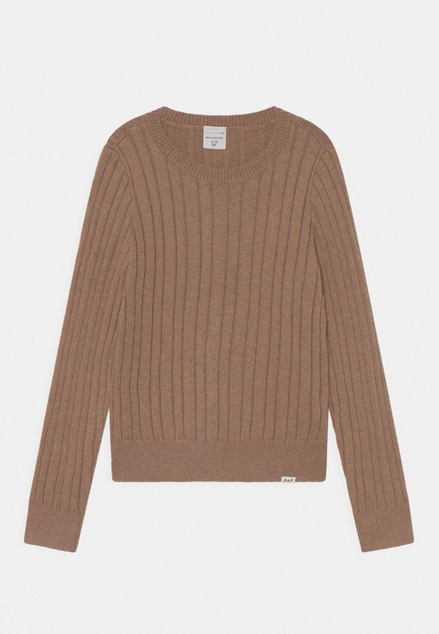 Clothing * | Slim Crewneck Jumper Abercrombie & Fitch Lower Prices