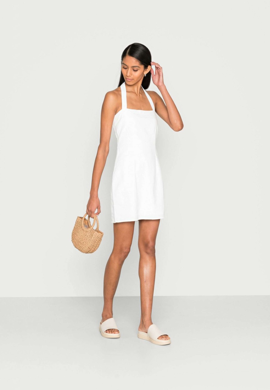 Clothing * | Wide Strap Mini Shift Dress Abercrombie & Fitch Top Selling