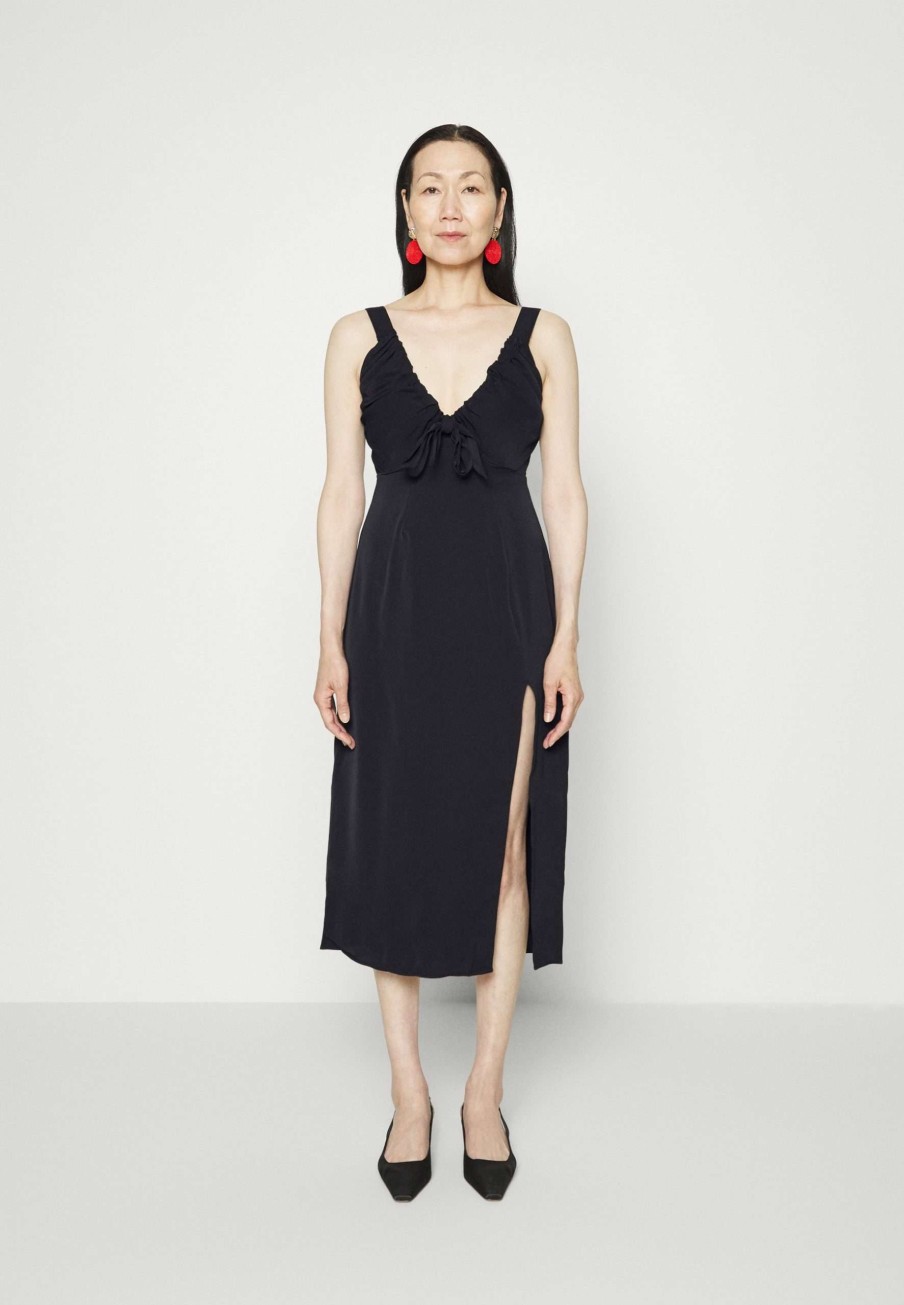 Clothing * | Cinch Neck Slip Cocktail Dress / Party Dress Abercrombie & Fitch At The Best Price