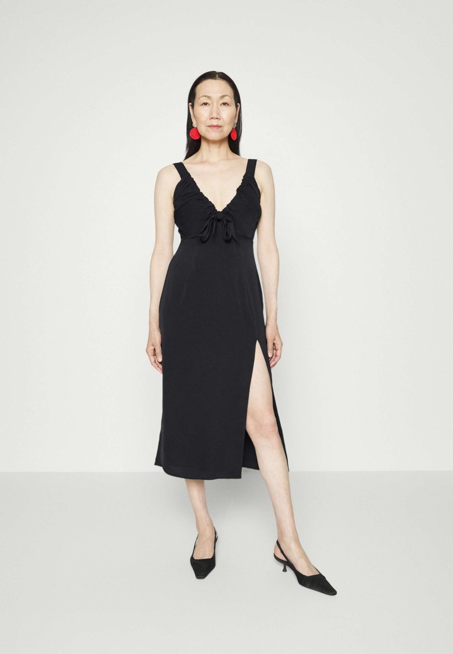 Clothing * | Cinch Neck Slip Cocktail Dress / Party Dress Abercrombie & Fitch At The Best Price