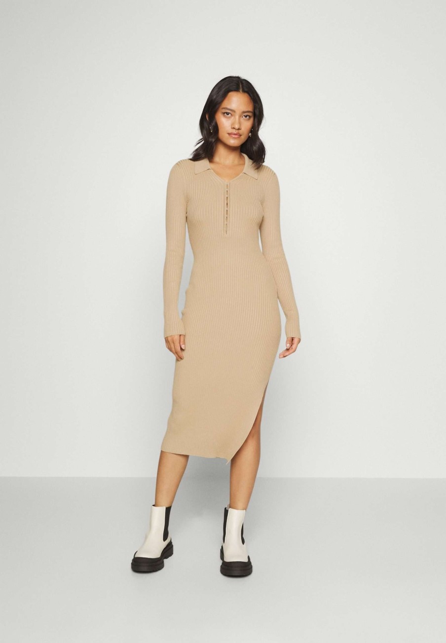 Clothing * | Hook And Eye Midi Jumper Dress Abercrombie & Fitch Discount Store