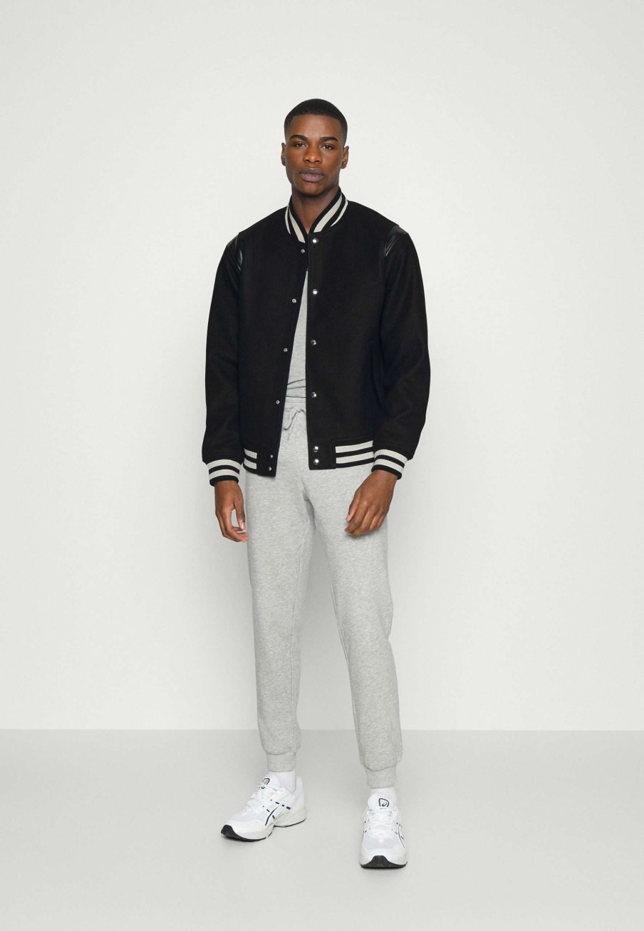 Clothing * | Varsity Bomber Bomber Jacket Abercrombie & Fitch At Discount Prices