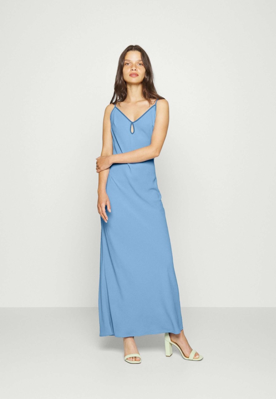 Clothing * | Neck Binding Slip Midaxi Cocktail Dress / Party Dress Abercrombie & Fitch Cheaper