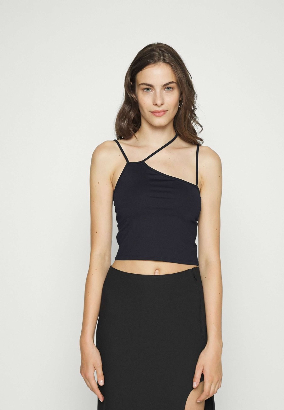 Clothing * | Seamless Asym Strappy Cami Top Abercrombie & Fitch New Products