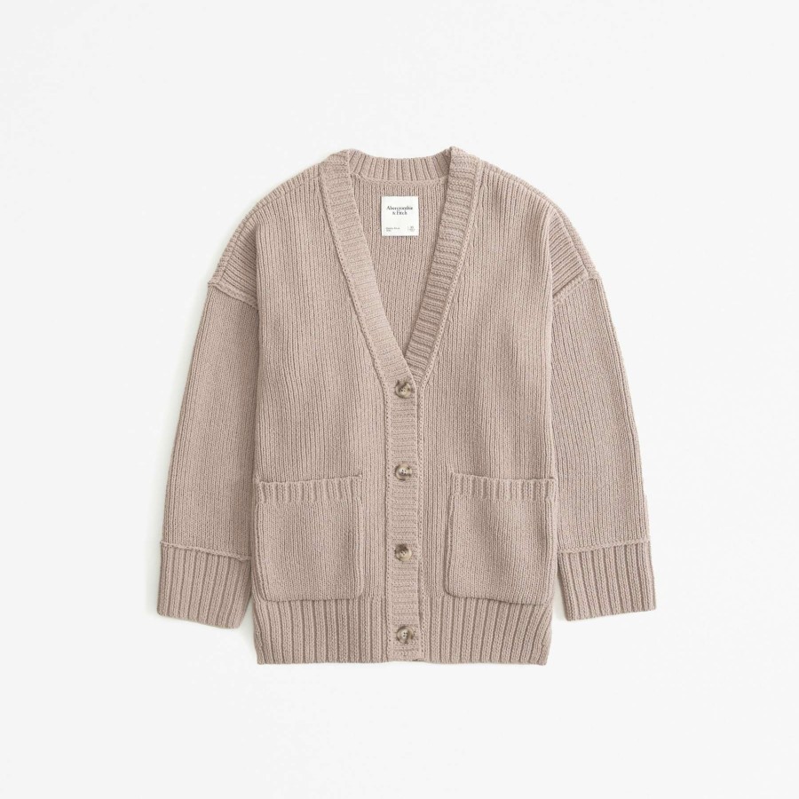 Clothing * | Abercrombie & Fitch Best Sellers Long-Length Chenille Cardigan