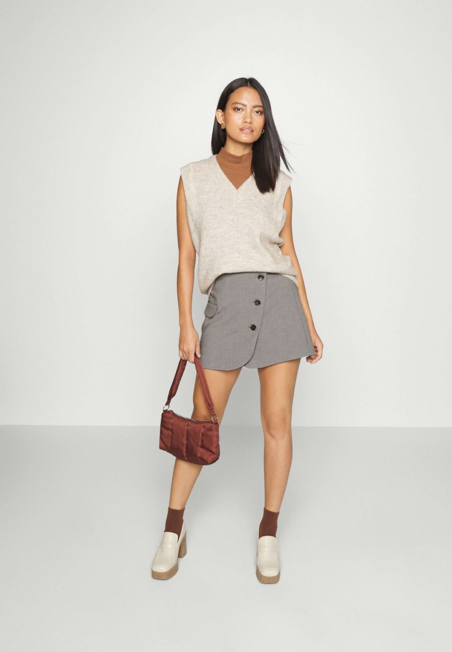 Clothing * | Suiting Wrap Skirt Wrap Skirt Abercrombie & Fitch Outlet