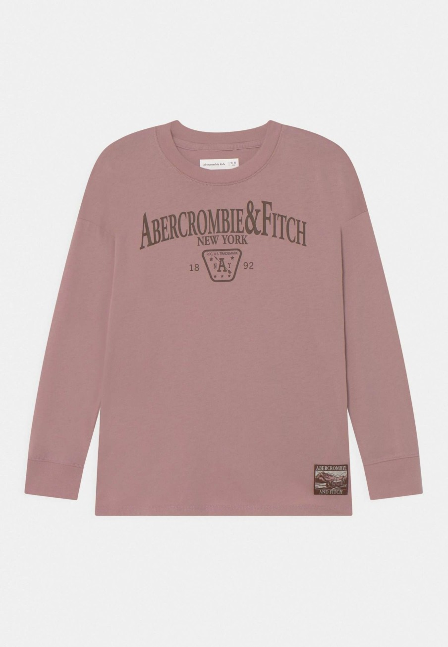 Clothing * | Oversized Logo Tee Long Sleeved Top Abercrombie & Fitch Competitive Price