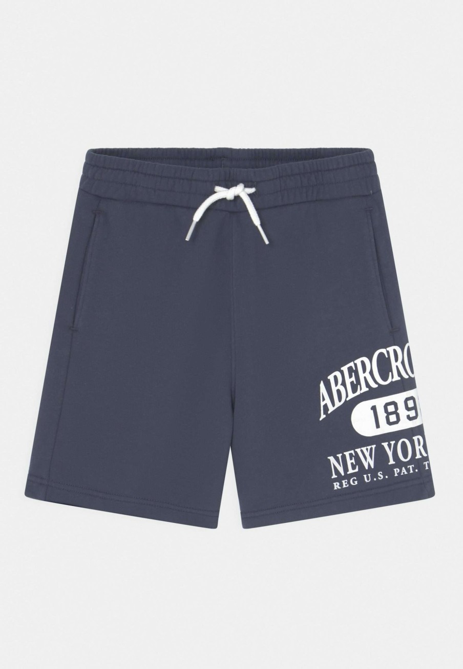 Clothing * | Mar Overt Logo Above The Knee Shorts Abercrombie & Fitch Less Expensive