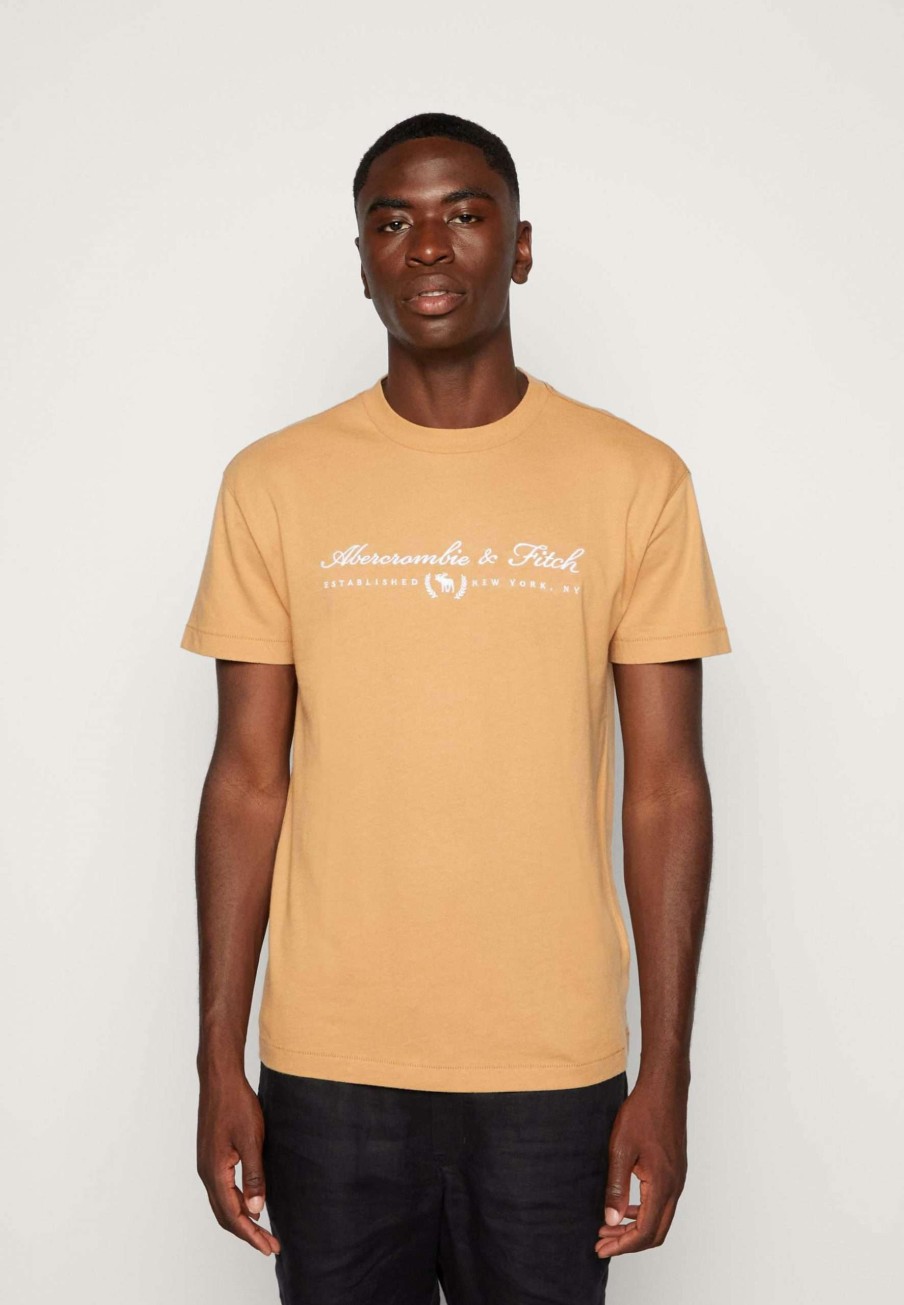 Clothing * | Logocon Update Print T-Shirt Abercrombie & Fitch Offering Discounts