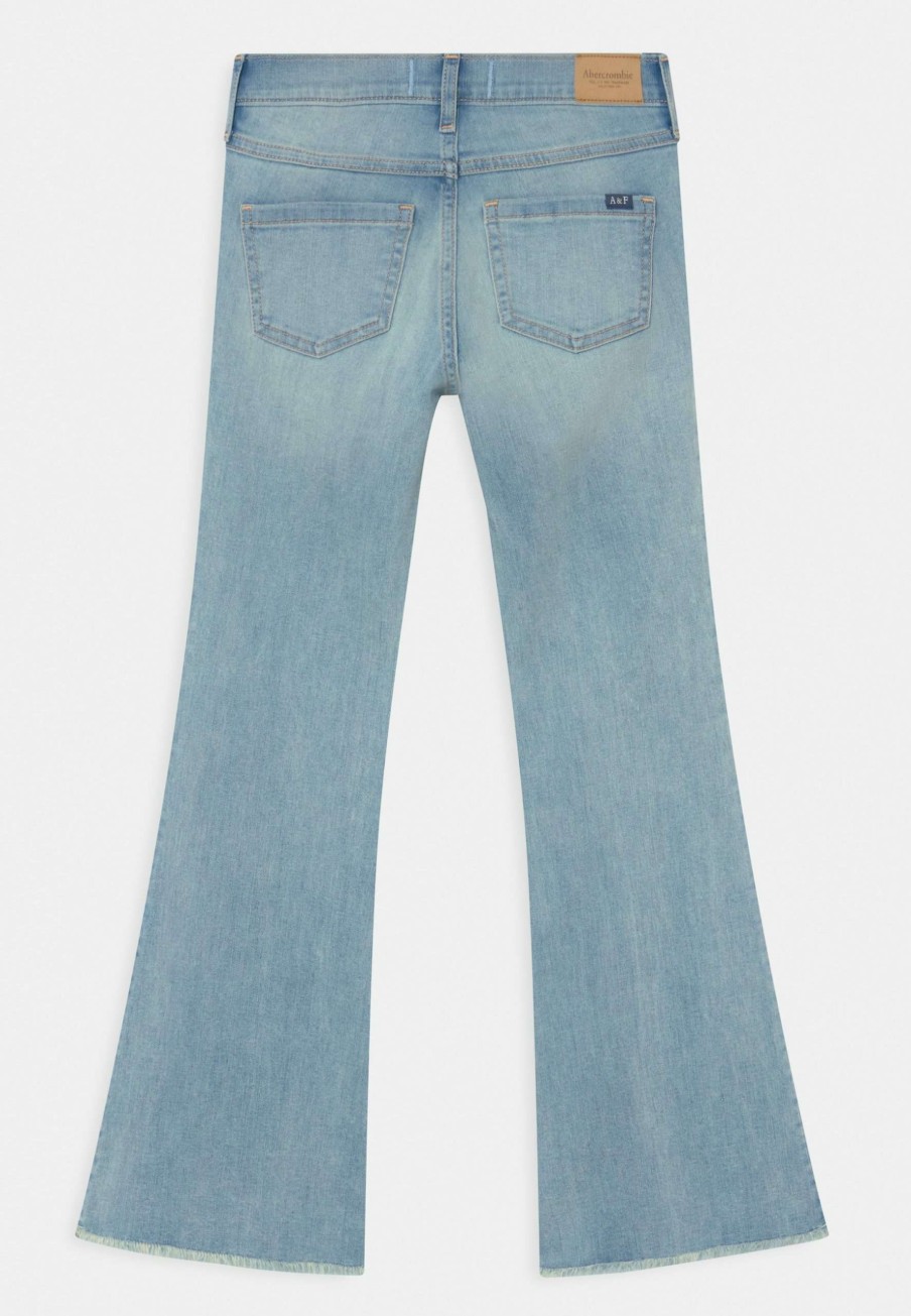 Clothing * | Split Front Flare Flared Jeans Abercrombie & Fitch Discount