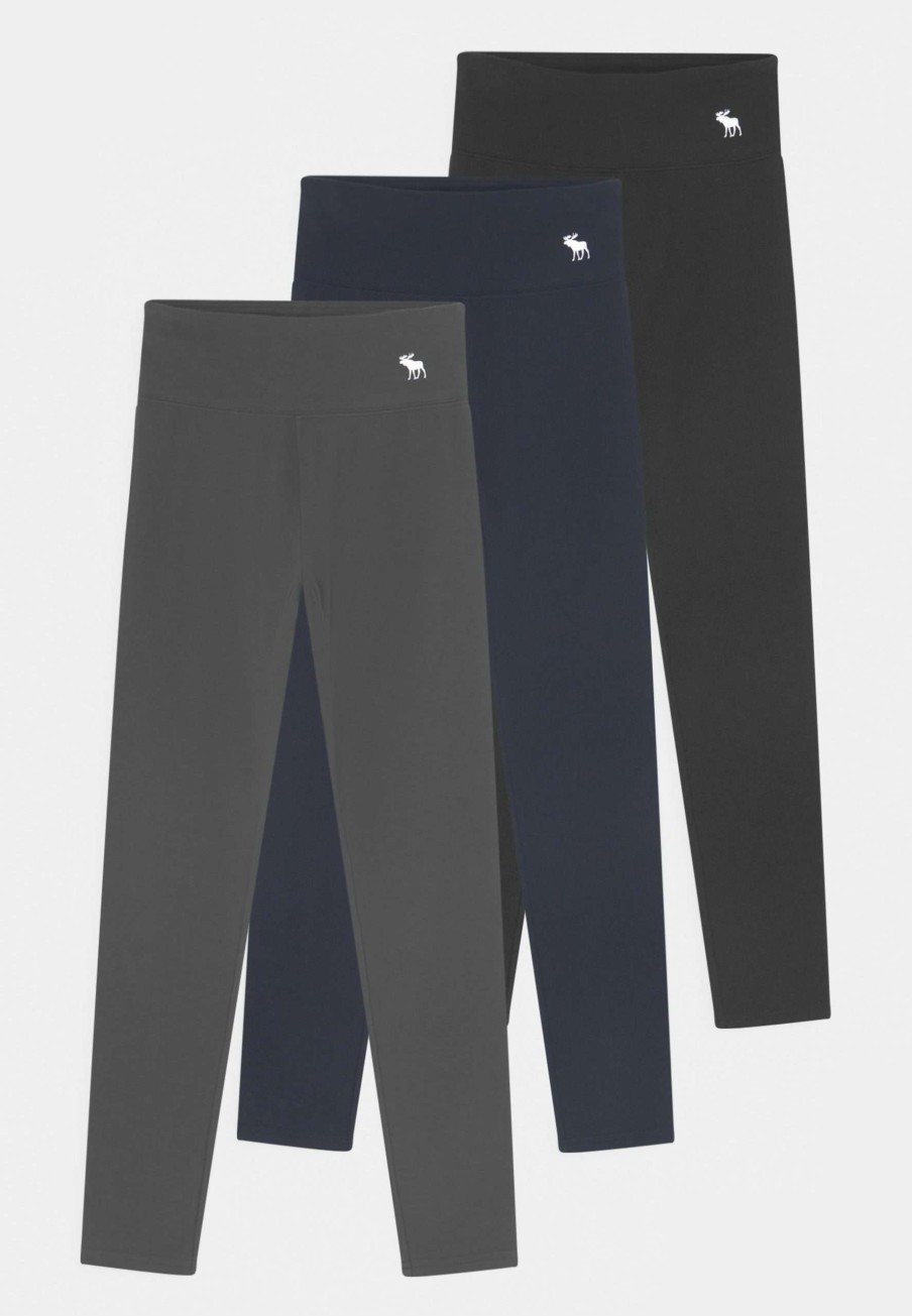 Clothing * | 3 Pack Leggings Trousers Abercrombie & Fitch Online Store