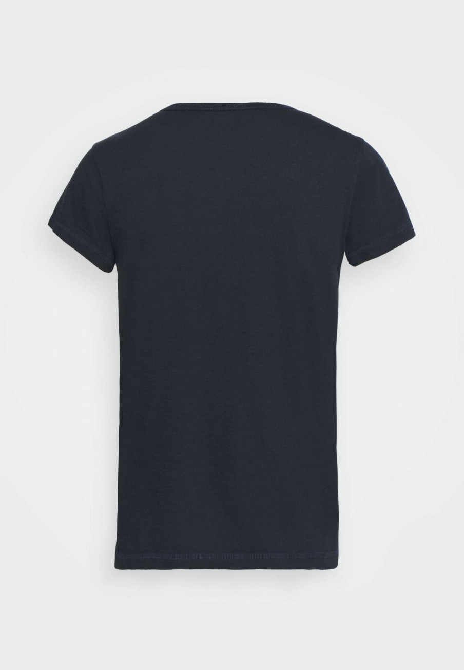 Clothing * | Icon Crew Navy Basic T-Shirt Abercrombie & Fitch Promotions