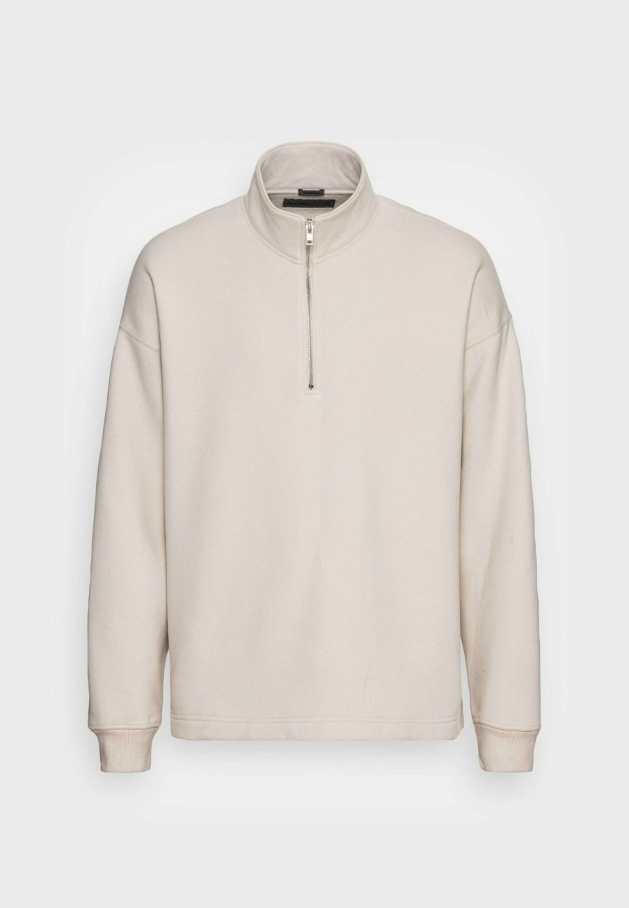 Clothing * | Essentials Unisex Zip-Up Sweatshirt Abercrombie & Fitch The Latest Fashion