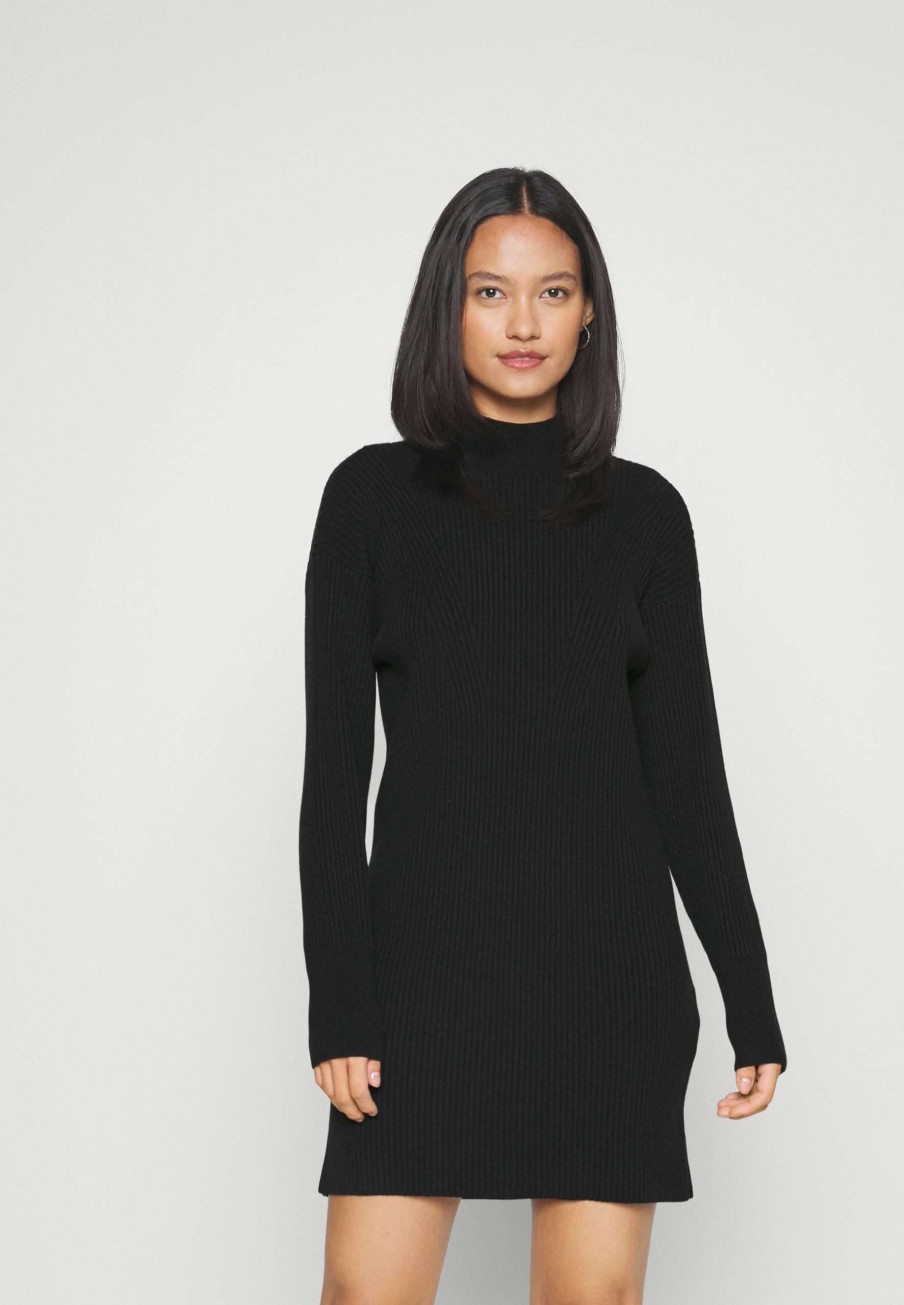 Clothing * | Mockneck Easy Dress Jumper Dress Abercrombie & Fitch At The Best Price