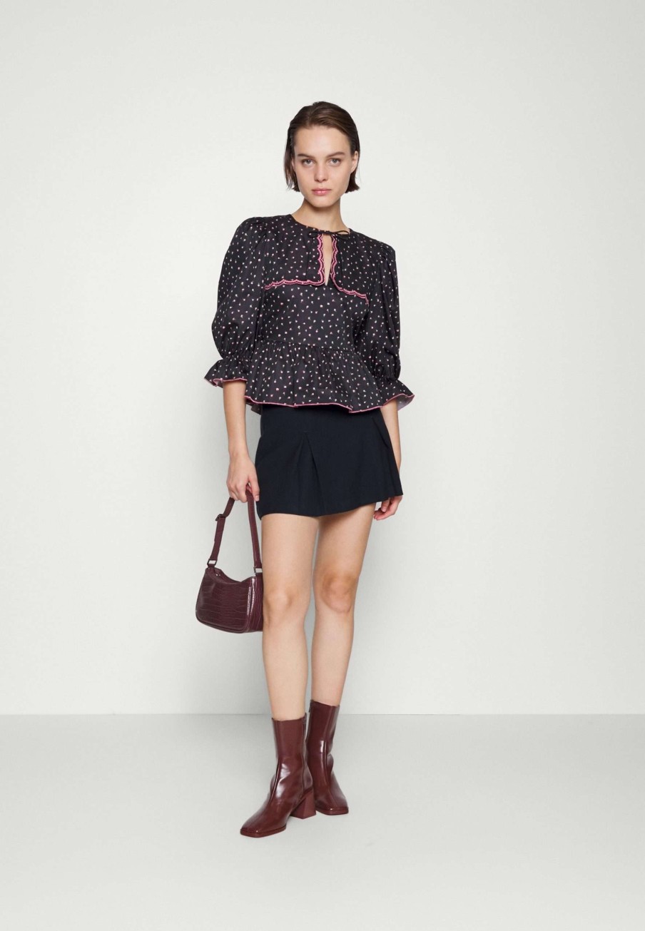 Clothing * | Tailored Pleated Skort Mini Skirt Abercrombie & Fitch At The Best Price