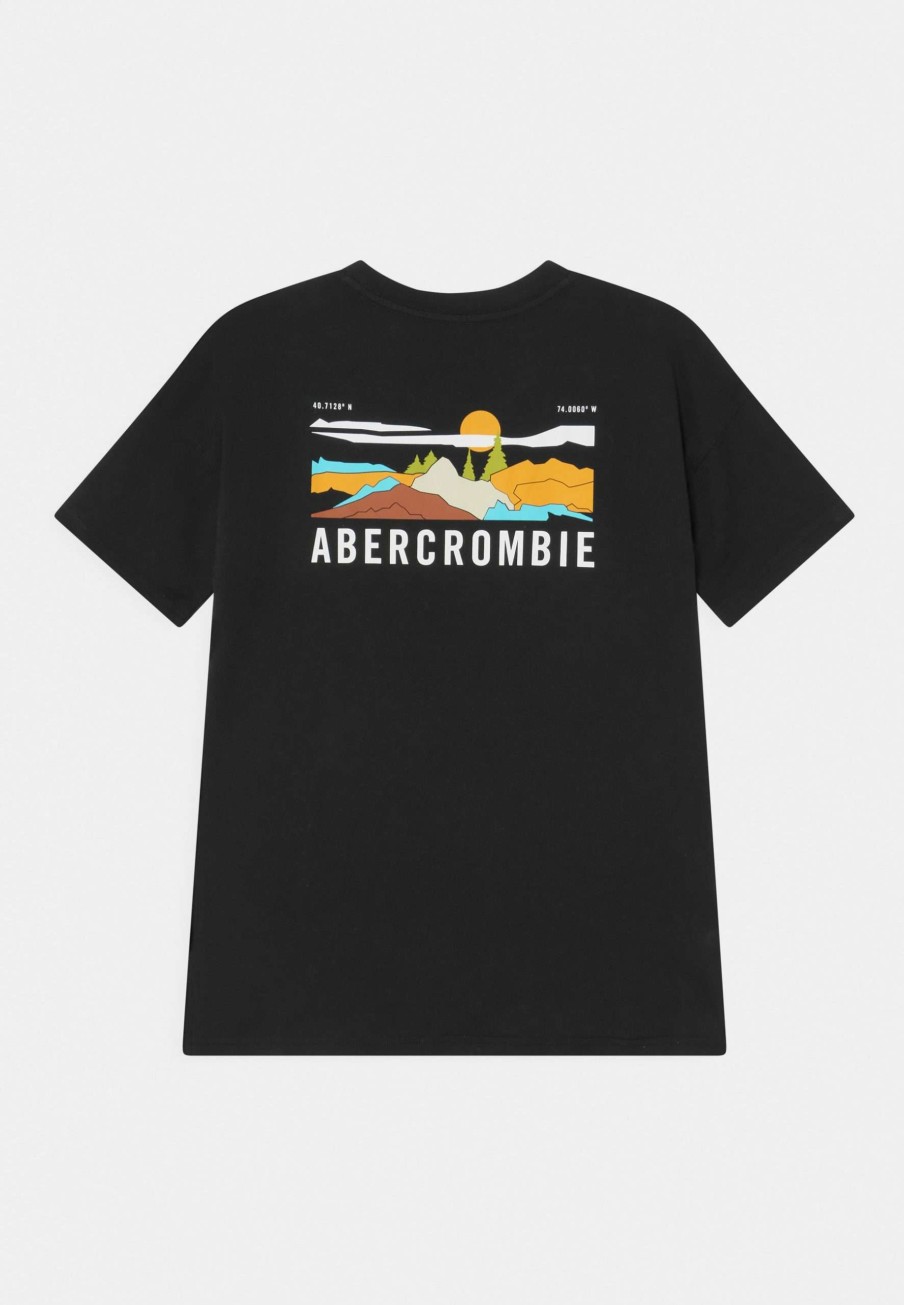 Clothing * | Scenic Backhits Print T-Shirt Abercrombie & Fitch Top Selling