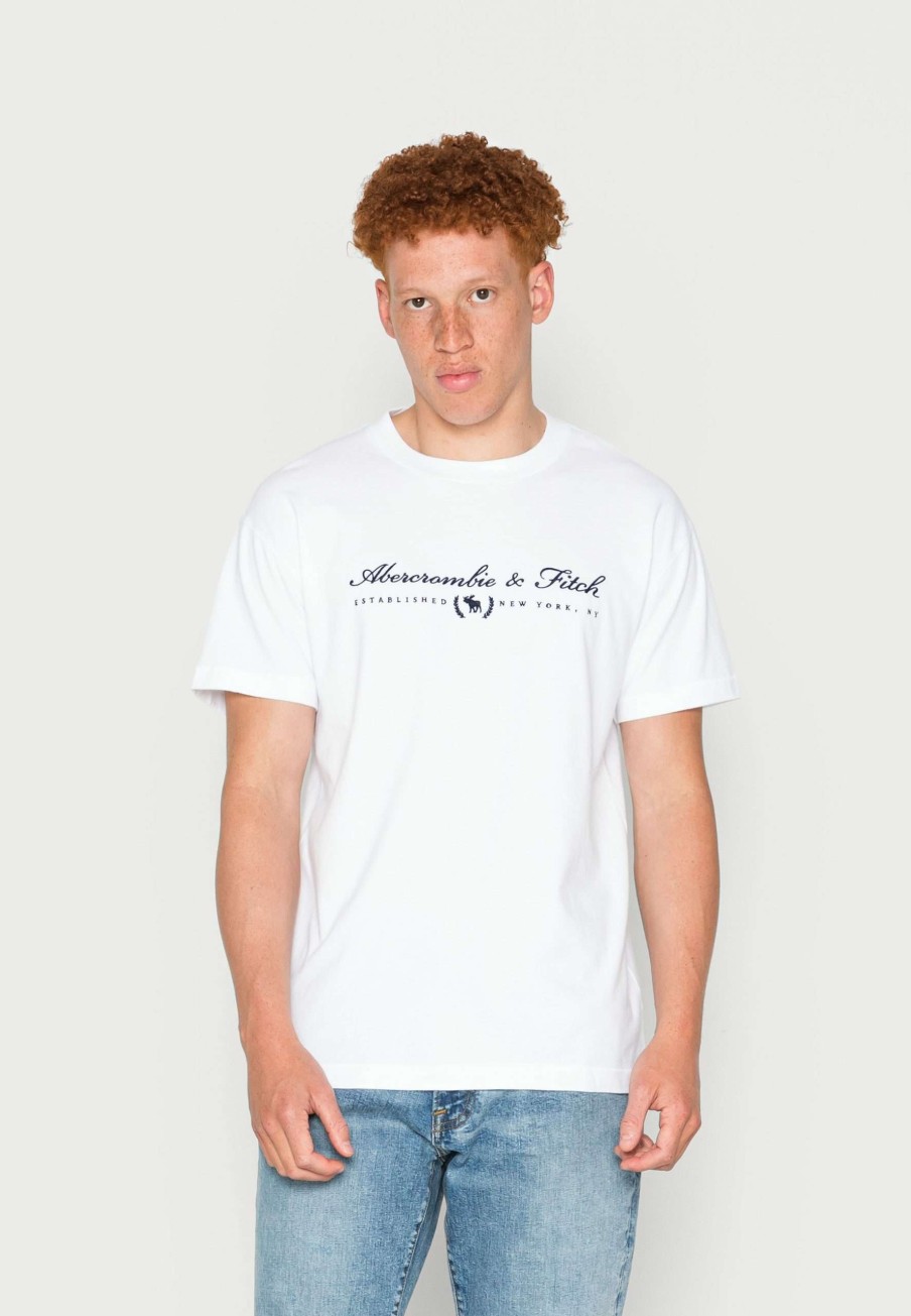 Clothing * | Logocon Update Print T-Shirt Abercrombie & Fitch Offering Discounts