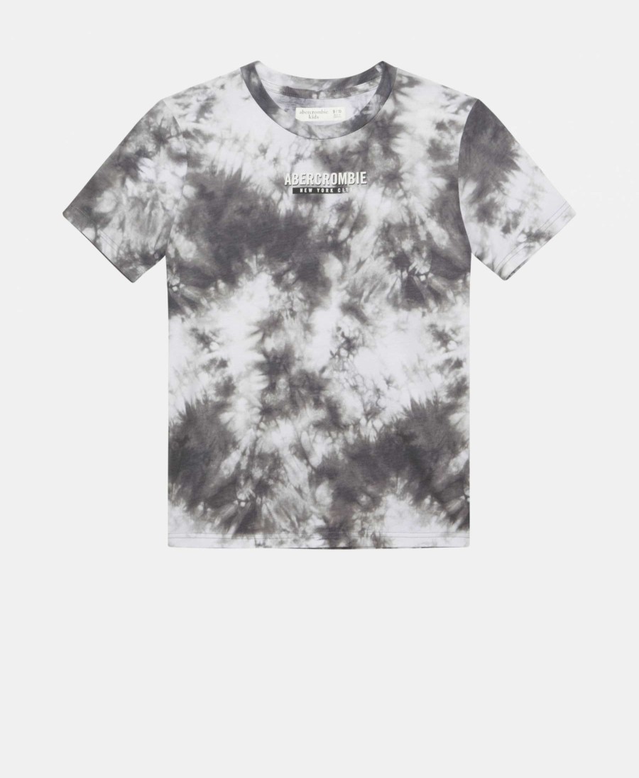 Clothing * | Logo Pattern Print T-Shirt Abercrombie & Fitch Hot Sell