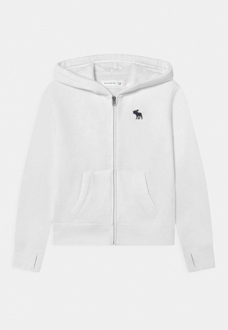 Clothing * | Uniform Zip-Up Sweatshirt Abercrombie & Fitch Online Store