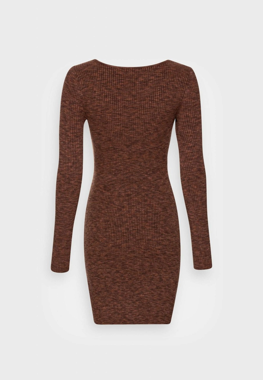 Clothing * | Wrap Front Mini Jumper Dress Abercrombie & Fitch The Varied Pattern