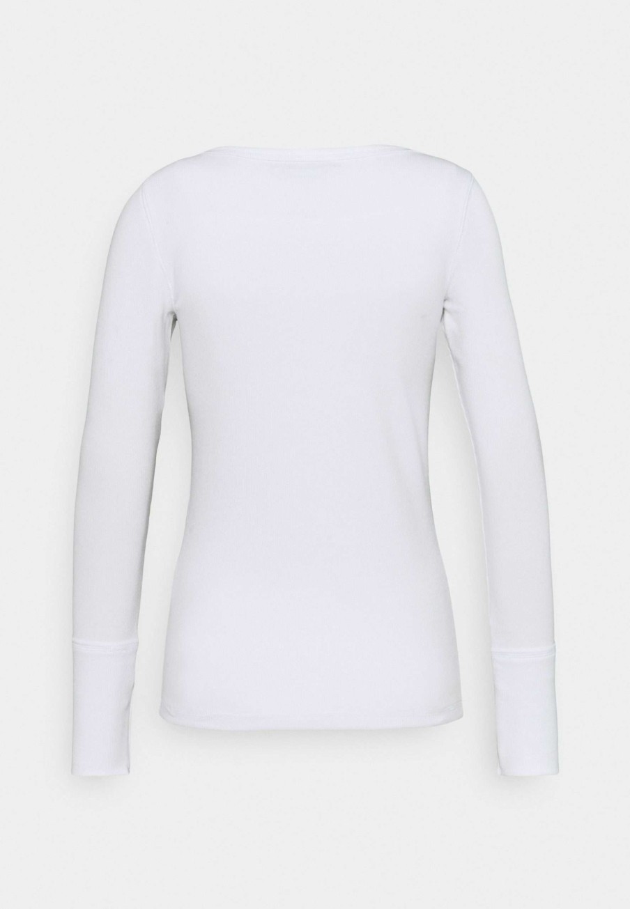 Clothing * | Icon Henley Long Sleeved Top Abercrombie & Fitch Discount