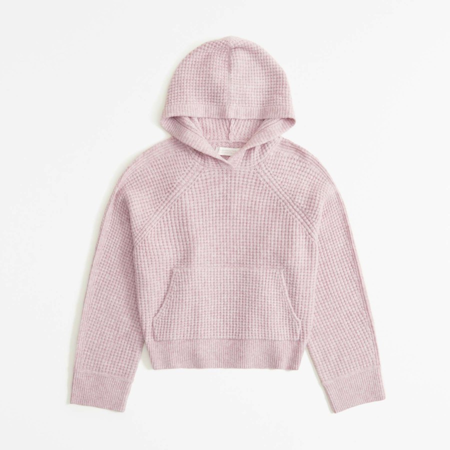 Clothing * | Abercrombie & Fitch Featured Lounge Waffle Sweater Hoodie