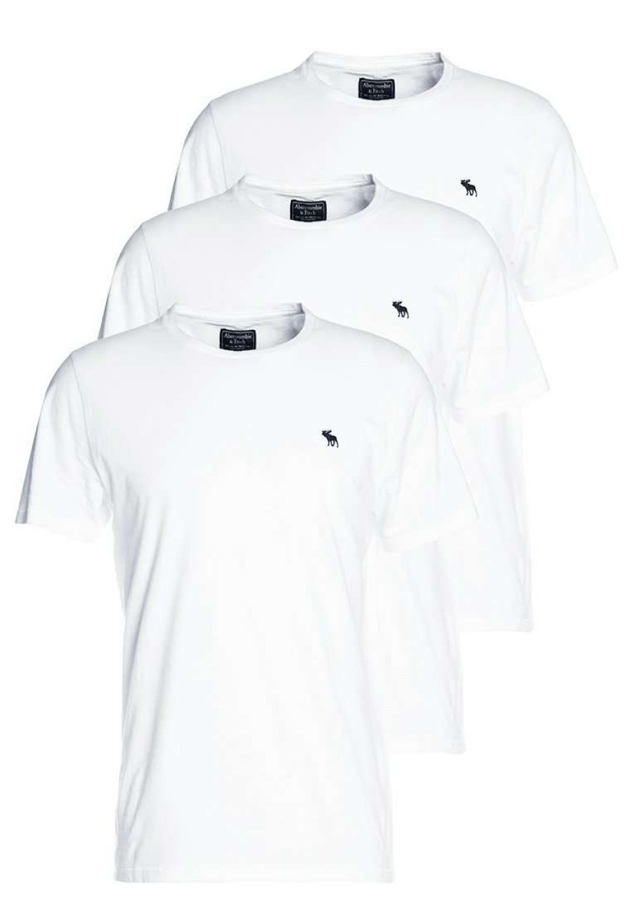 Clothing * | 3 Pack Basic T-Shirt Abercrombie & Fitch Hot Selling